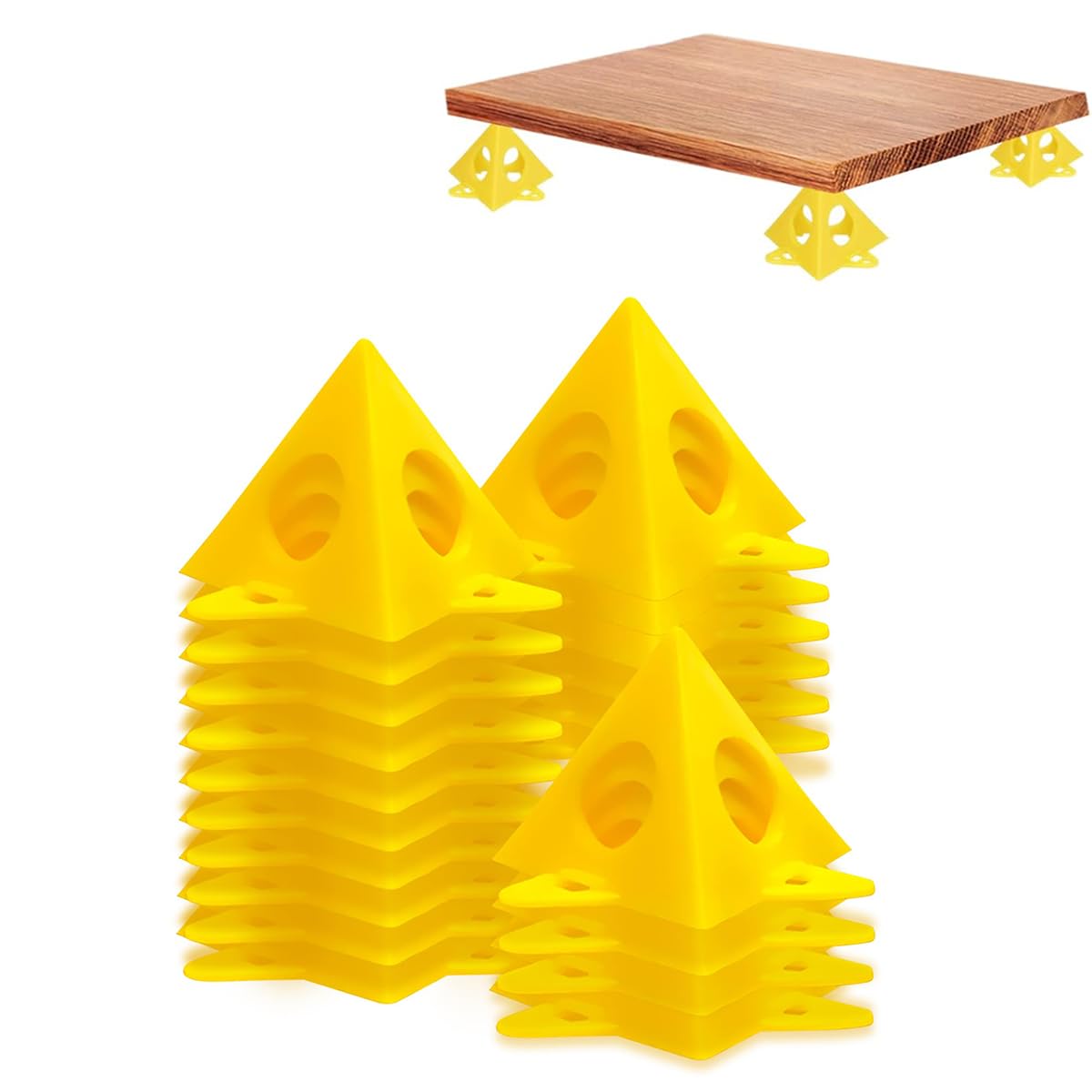 Serplex 20pcs Woodcrafting Triangle Stands for Finishing Multipurpose Triangle Stands for Woodworking Non-Slip Supports for Painting, Finishing, and Crafting Projects Serplex 20pcs Woodcrafting Triangle Stands for Finishing Multipurpose Triangle Stands for Woodworking Non-Slip Supports for Painting, Finishing, and Crafting Projects